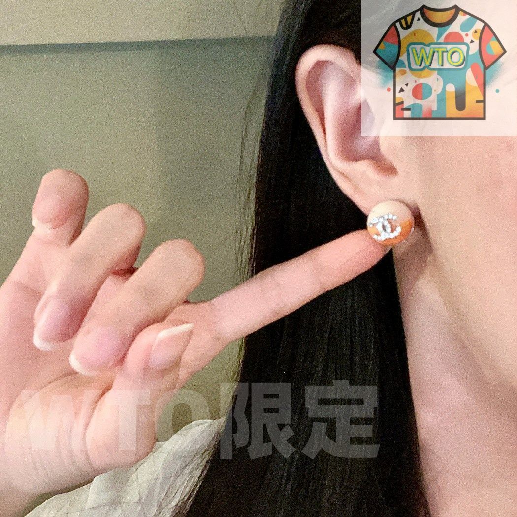 WTO通販 CHANEL ヴィンテージ ダブル C イヤリング-WTO輸入-ZYG 02