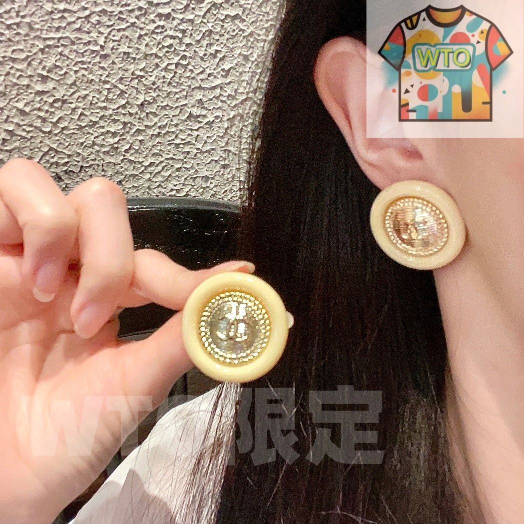 WTO通販 Chanel シャネル ヴィンテージ ダブル C イヤリング-WTO輸入-KGF13