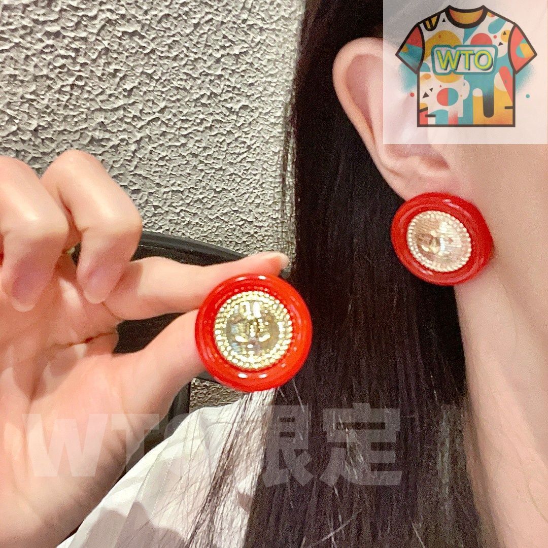 WTO通販 Chanel シャネル ヴィンテージ ダブル C イヤリング-WTO輸入-IHI61