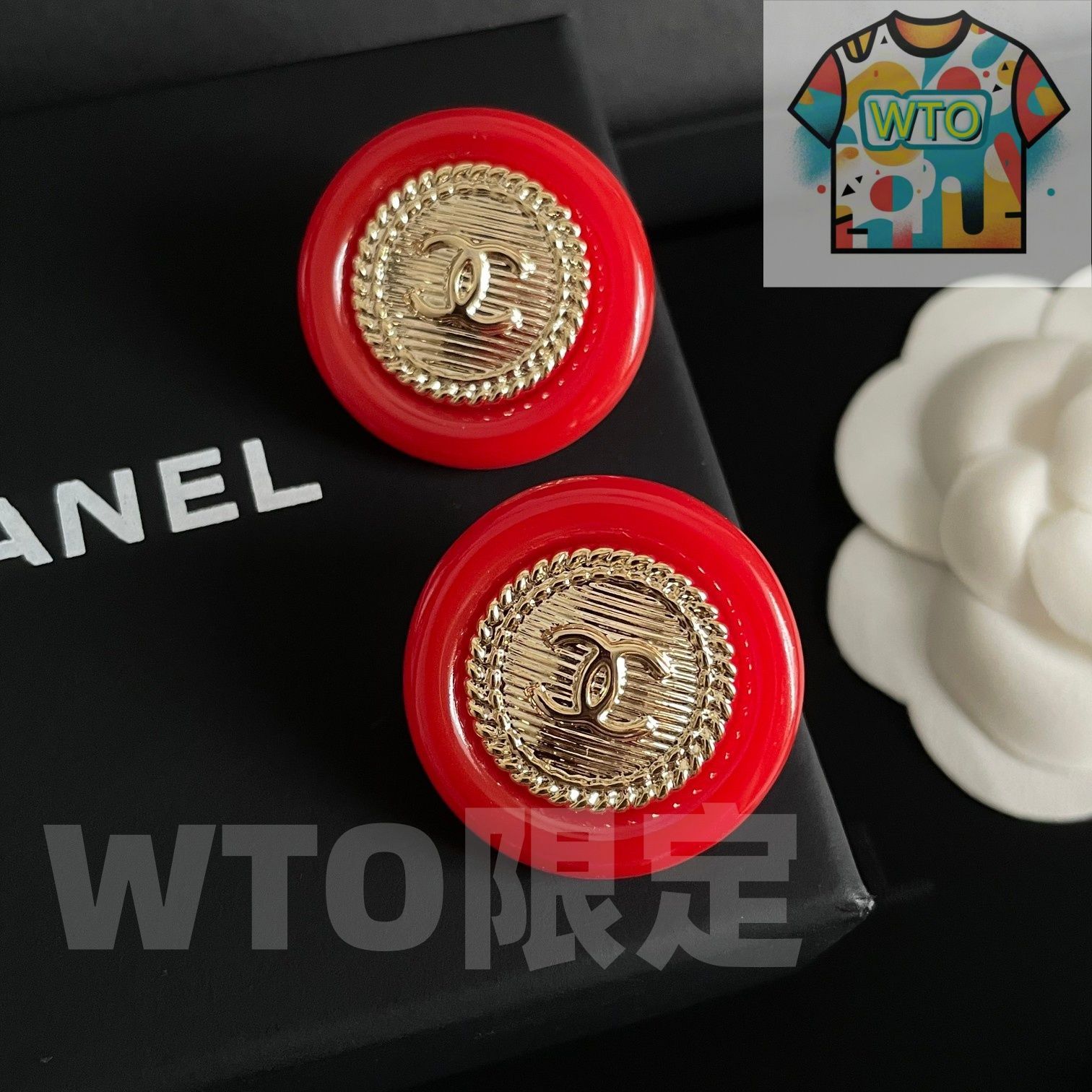  WTO通販 Chanel シャネル ヴィンテージ ダブル C イヤリング-WTO輸入-IHI 61 イヤリング ノンホールピアス アクセサリー
