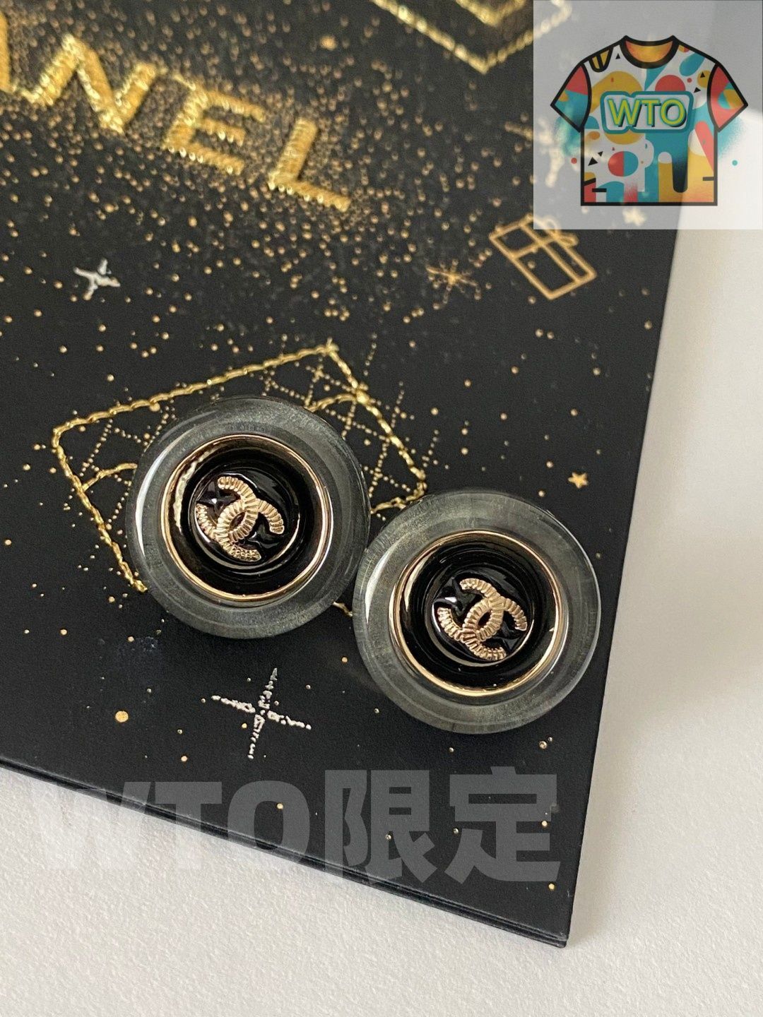 WTO通販 CHANEL ヴィンテージ アルファベットイヤリング-WTO輸入-HKJ02