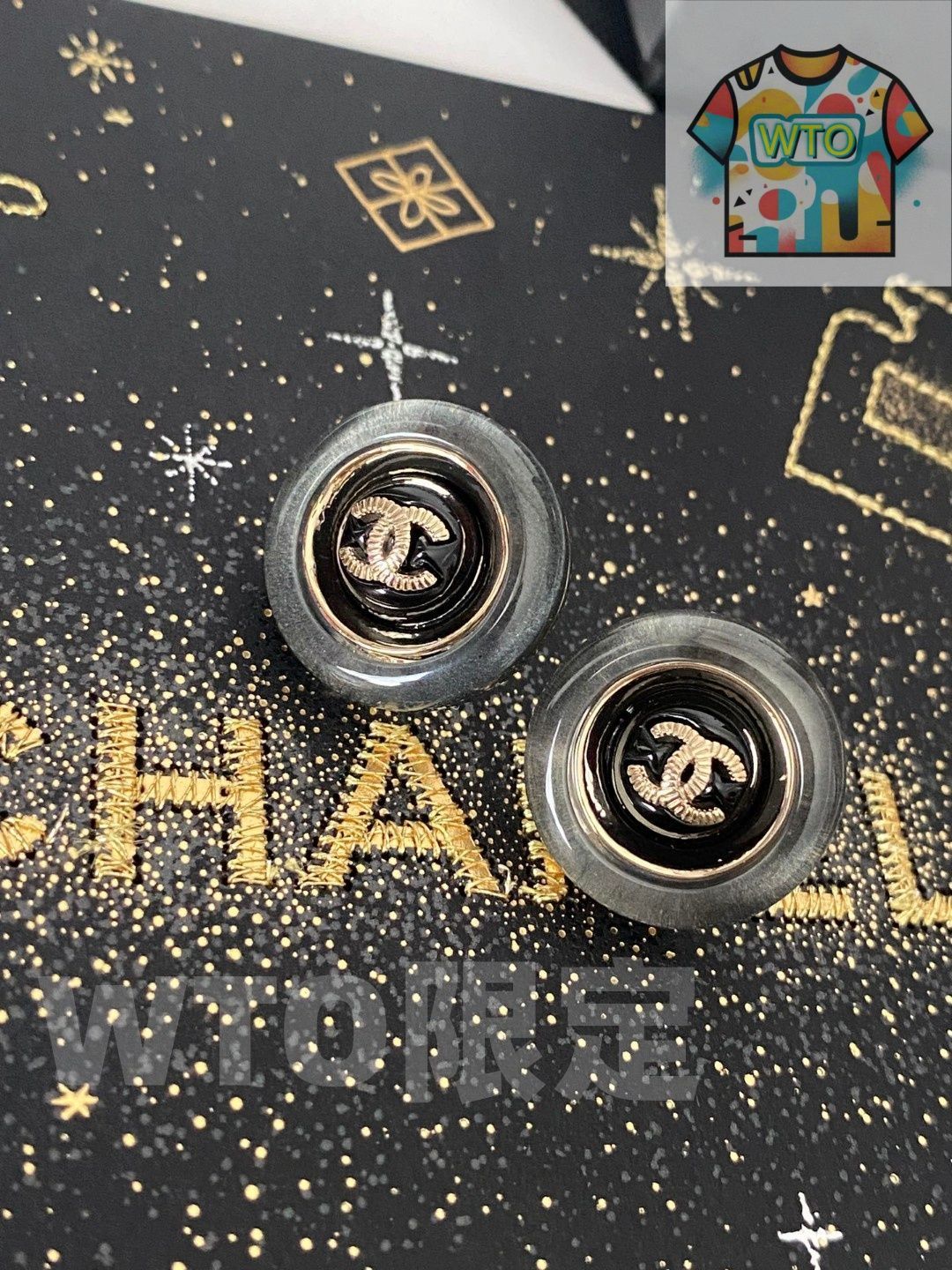  WTO通販 CHANEL ヴィンテージ アルファベットイヤリング-WTO輸入-HKJ 02 イヤリング ノンホールピアス アクセサリー