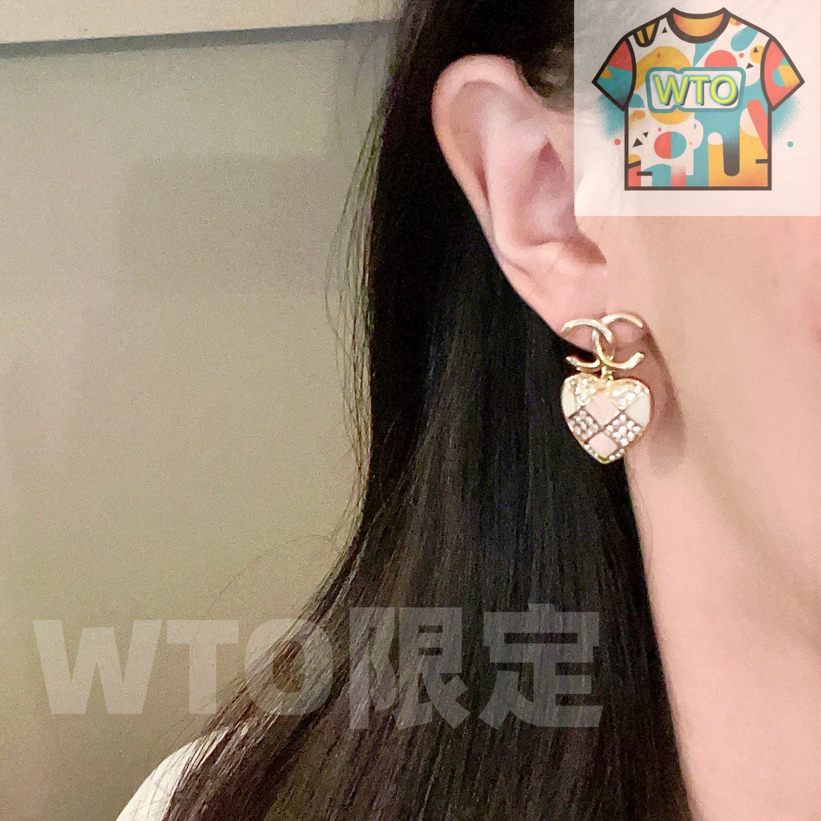 【新作数量】 WTO通販 CHANEL ヴィンテージ ダブル C ピアス 在庫 価格 -WTO輸入-BBW09 難あり