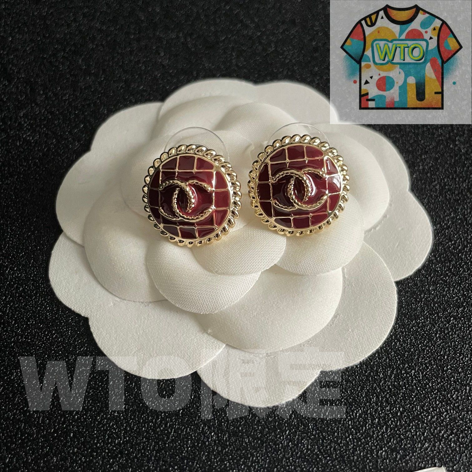 ヴィンテージ イヤリング-WTO輸入-GOP