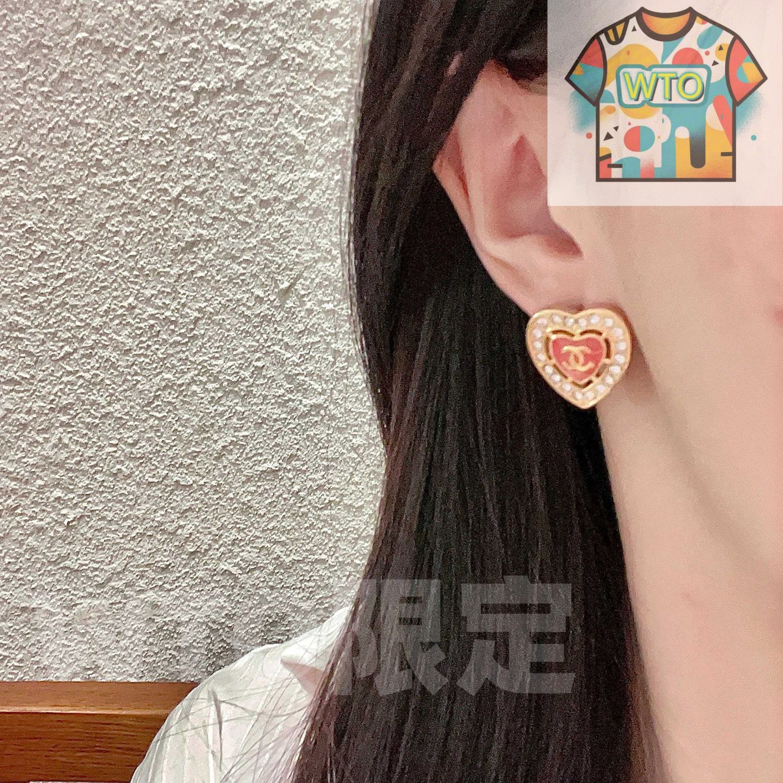 WTO通販 Chanel ダブル C イヤリング オリジナルリプリカロゴ 在庫 価格-WTO輸入-CHU 23