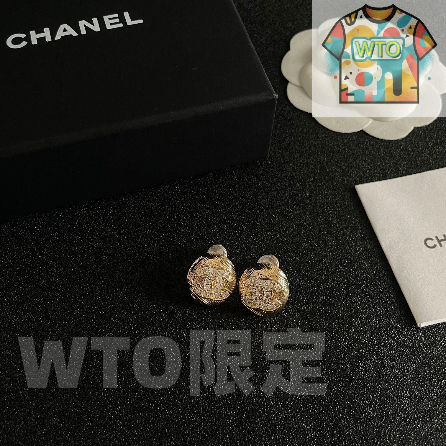  WTO通販 Chanel ヴィンテージ イヤリング 在庫-WTO輸入-UKV 82 イヤリング ノンホールピアス アクセサリー