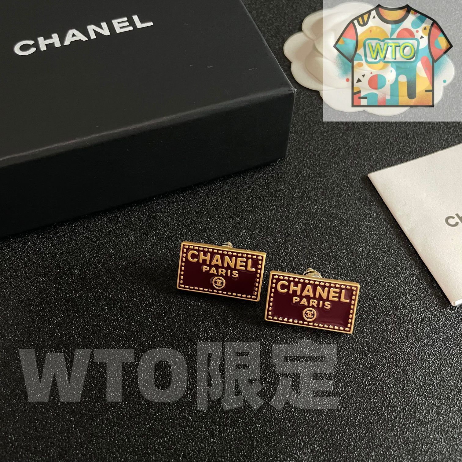  WTO通販 CHANEL ヴィンテージ アルファベットイヤリング-WTO輸入-JHP 73 イヤリング ノンホールピアス アクセサリー