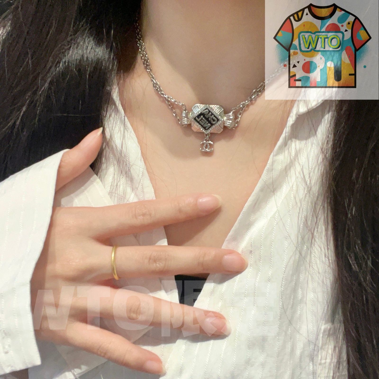 WTO通販 Chanel シャネル ヴィンテージ ネックレス-WTO輸入-KLL 85