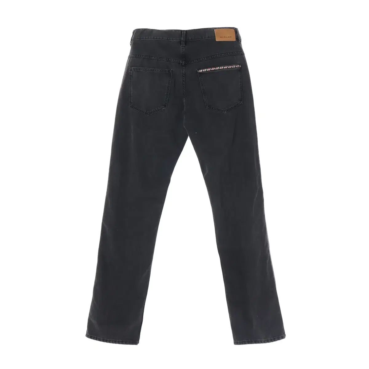 イザベルマラン グレー ルー 刺繍 デニム ズボン W30