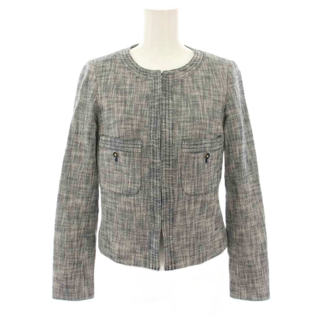 アナイ ANAYI スーツ セットアップ 上下 ノー ジャケット 34 スカート ロング タイト 36 紺 ネイビー YT