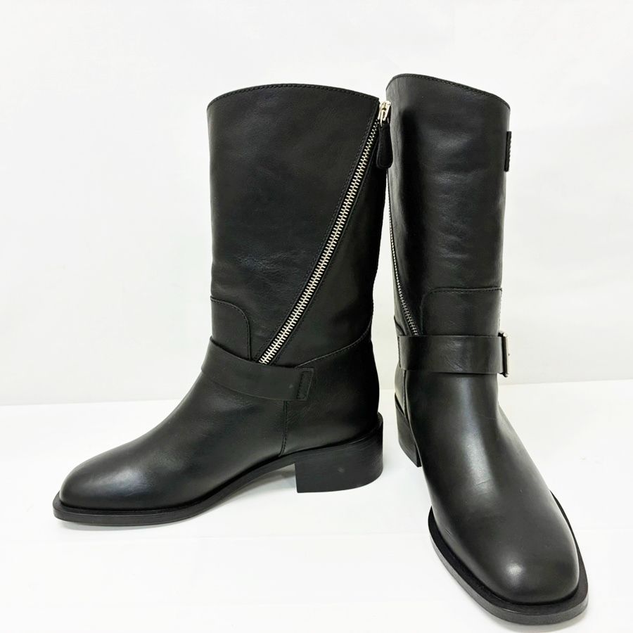 併売商品※◇中古美品◇CHANEL【シャネル】エンジニアブーツ レザー