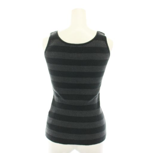 hysteric glamour ボーダータンク ヒステリックグラマー HYSTERIC GLAMOUR タンクトップ リブ編み