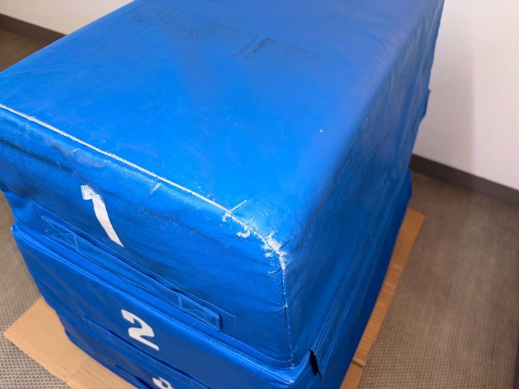 クッション跳び箱 ワタナベ セフティー跳箱ST-2 3段階の高さ調整可 子供用