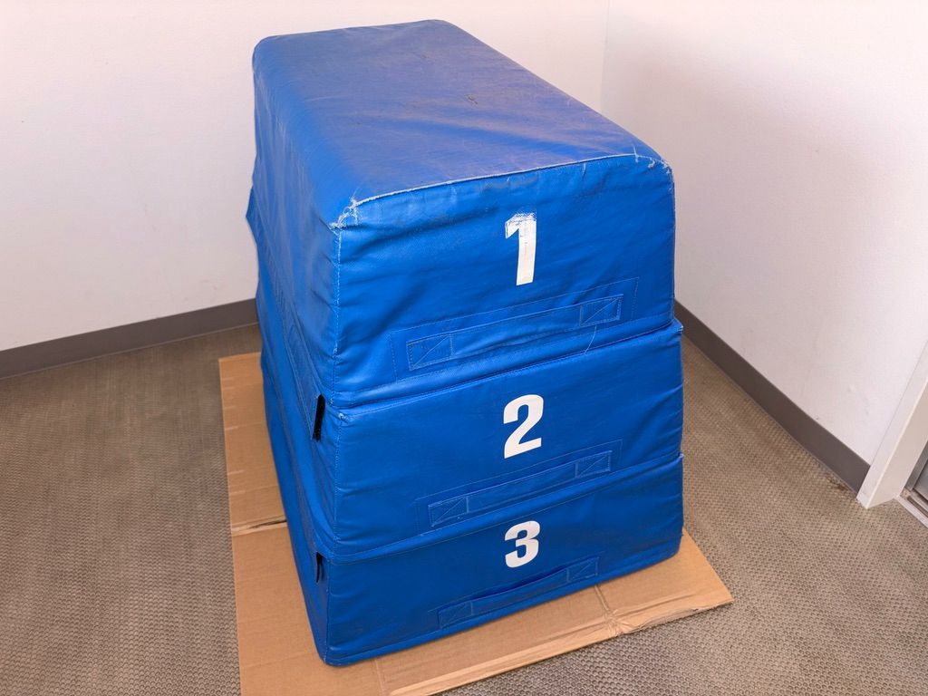 クッション跳び箱WATANABE ワタナベ セフティー跳箱ST-2 3段階の高さ調整可 子供用