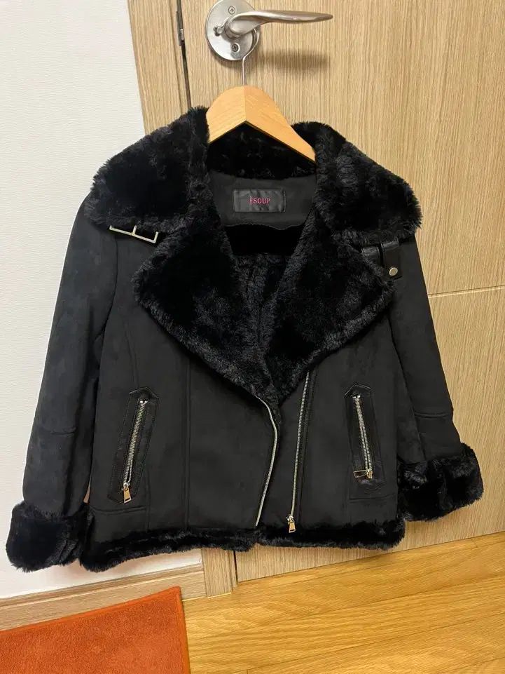 SOUP スプ スウェード ライダー ムートン 55サイズ