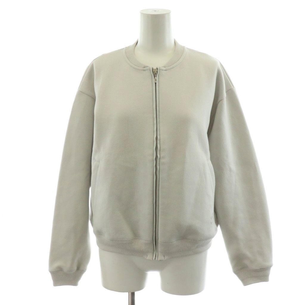 ドゥロワー Drawer ブルゾン ジャケット ロゴ 刺繍 アイボリー 421-1-L AN16