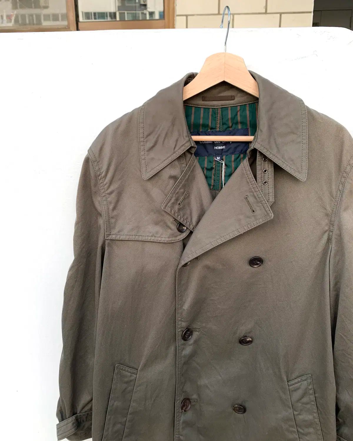 コム デ ギャルソン オム トレンチ コート