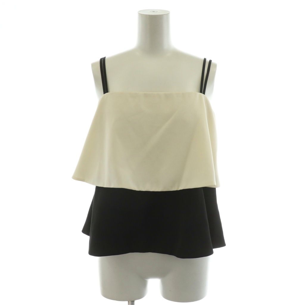 ダイアグラム グレースコンチネンタル Diagram GRACE CONTINENTAL 24SS キャミセットワイドパンツ セットアップ キャミソール バイ 36 黒 ブラック 白 ホワイト 0324217046 AN17