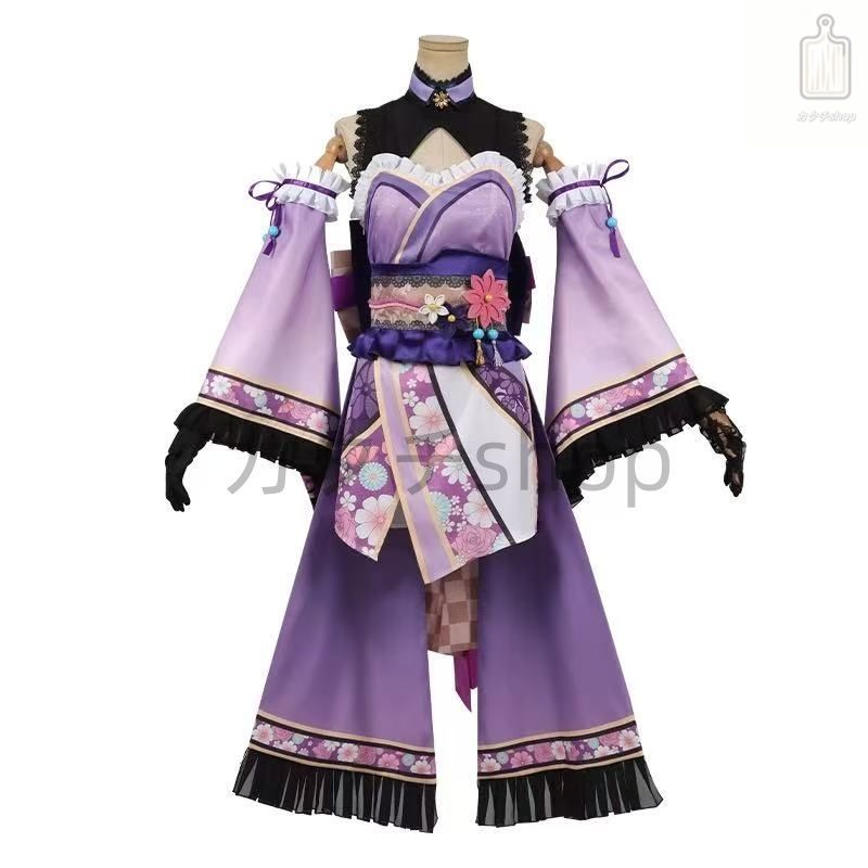 ウマ娘 プリティーダービー ゴールドシチー 和服 風 コスプレ衣装 コスチューム イベント 演出服 二次会