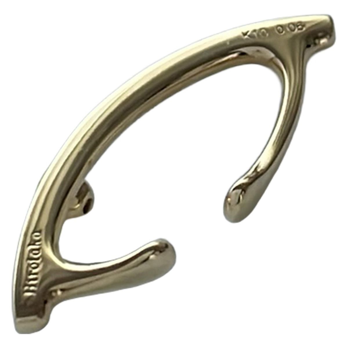 Hirotaka ヒロタカ K 10×ダイヤモンド イヤーカフ 片方のみ 0.06カラット 総重量 1.2 g