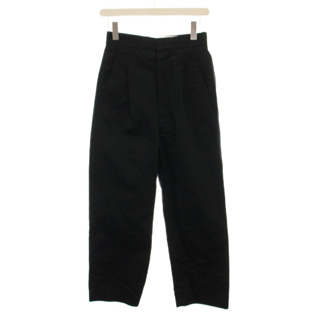 6 ROKU BEAUTY-YOUTH B-Y ロク ビューティーアンドユース タックパンツ 32 黒 ブラック 8614-202-0697 YM