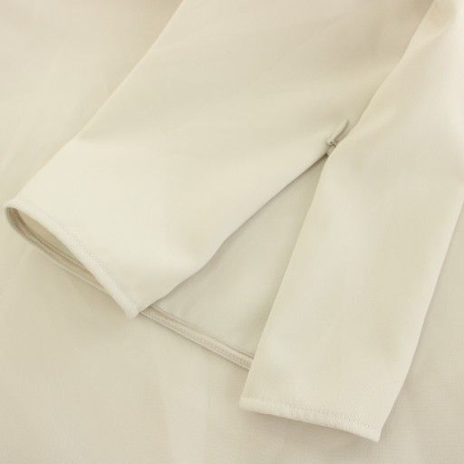  ドゥーズィエムクラス CLASSE エブリデイアイライク I LIKE 24 SS ソフィア Sofia ジップスリーブブラウス シャツ カットソー ボートネック 長袖 ベージュ YT 長袖 シャツ ブラウス