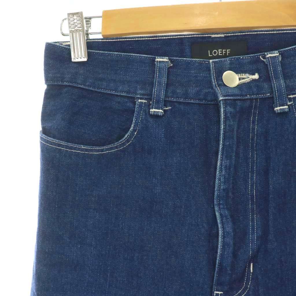 ロエフ LOEFF デニムパンツ ジーンズ 0 紺 ネイビー ジップフライ 8814-699-0028 YM GINKGOPHARMACY_COM