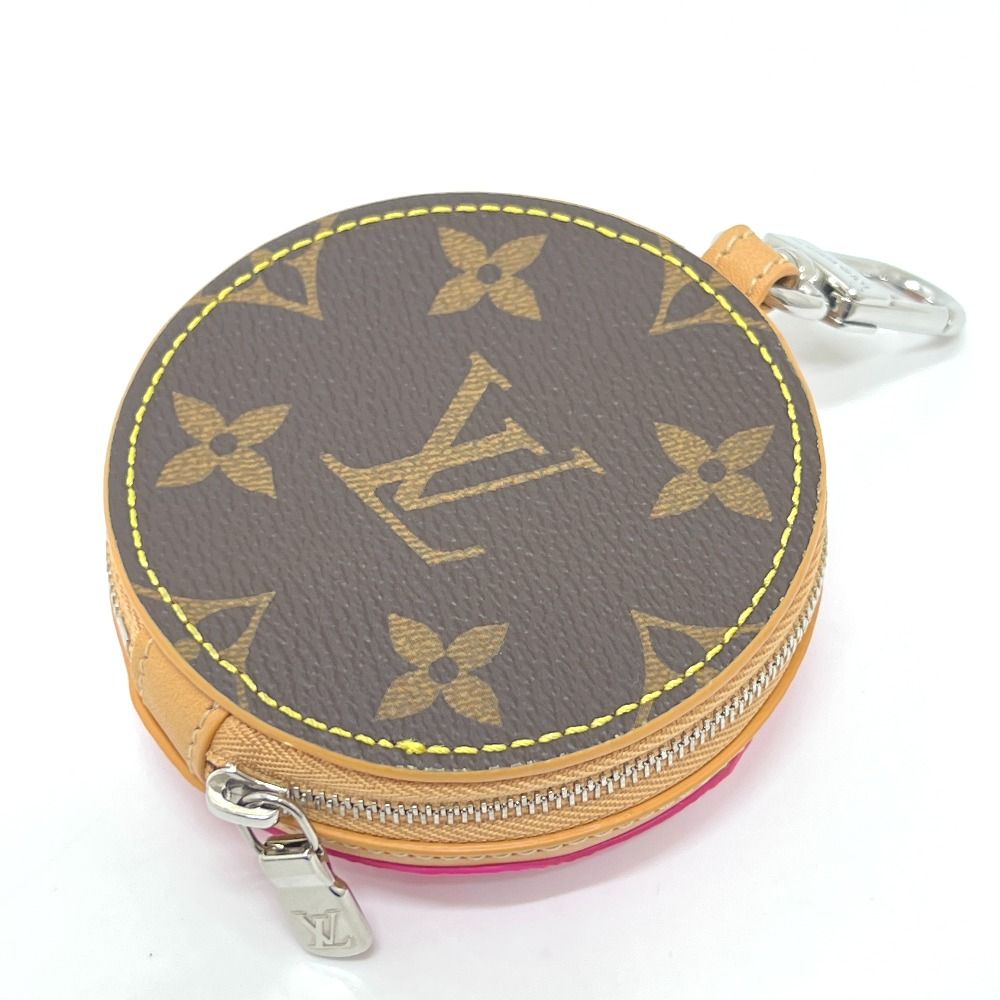  LOUIS VUITTON ルイヴィトン バッグチャーム バッグチャーム･LV ドーナッツ M 02549 レザー ピンク キーホルダー キーリング 小物