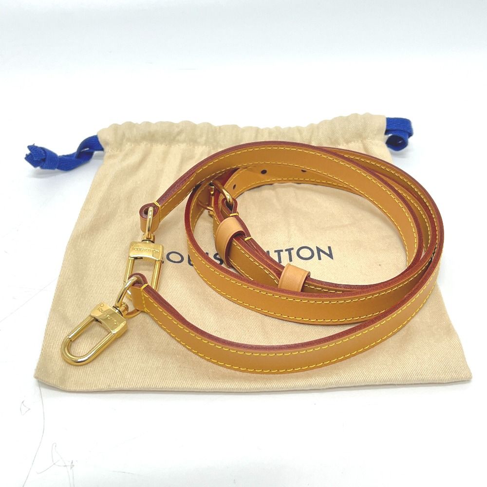  LOUIS VUITTON ルイヴィトン ショルダーストラップ ヌメ革 調節 ベージュ その他 小物