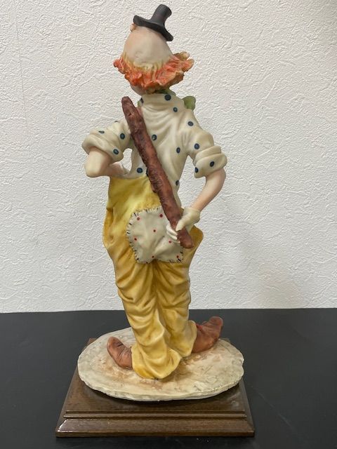  29360 スペイン製 ｐorcegama ピエロ 陶器人形 3体 イタリア製 陶器人形 ピエロ 1体 ガラス小物 置物 インテリア小物