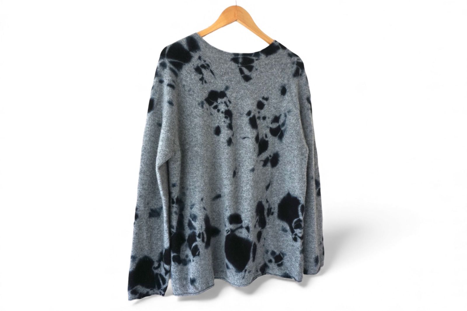 SUZUSAN スズサン cashmere seamless pullover-long タイダイ染
