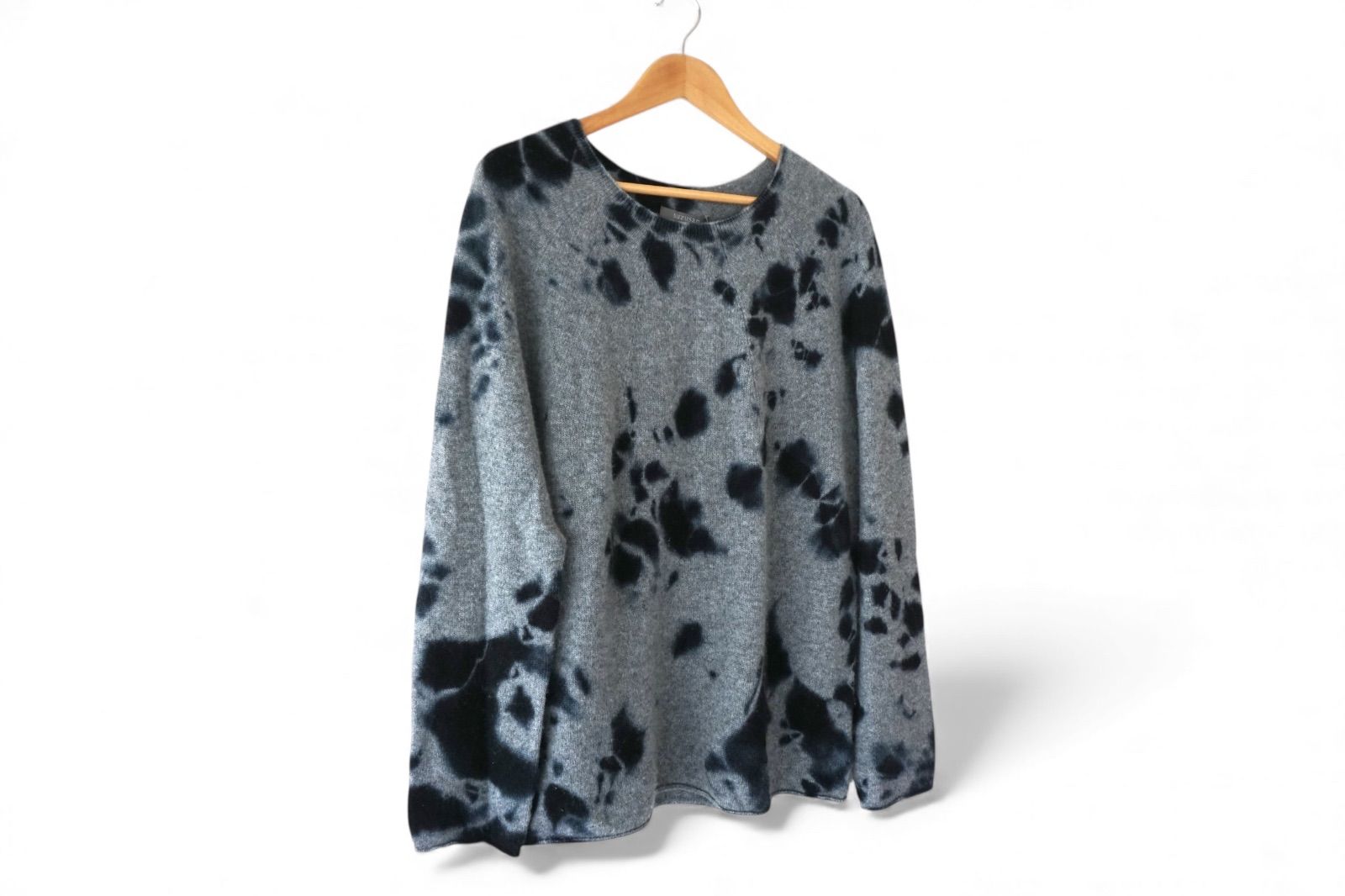 SUZUSAN スズサン cashmere seamless pullover-long タイダイ染