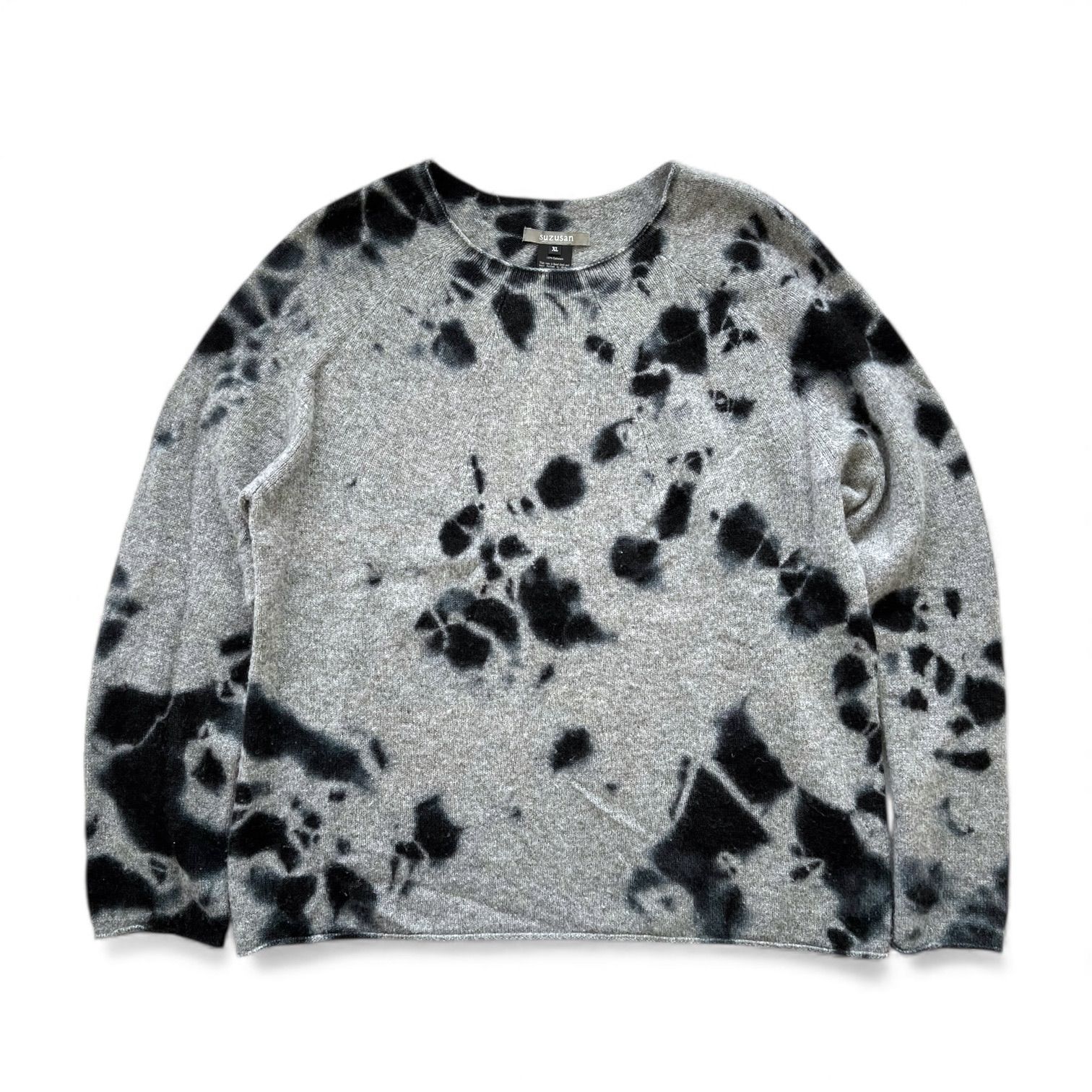SUZUSAN スズサン cashmere seamless pullover-long タイダイ染