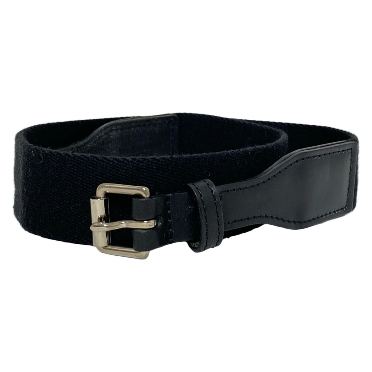 MARGARET HOWELL レザー　ベルト　ブラック マーガレット・ハウエル MARGARET HOWELL WIDE LEATHER BELT （BLACK