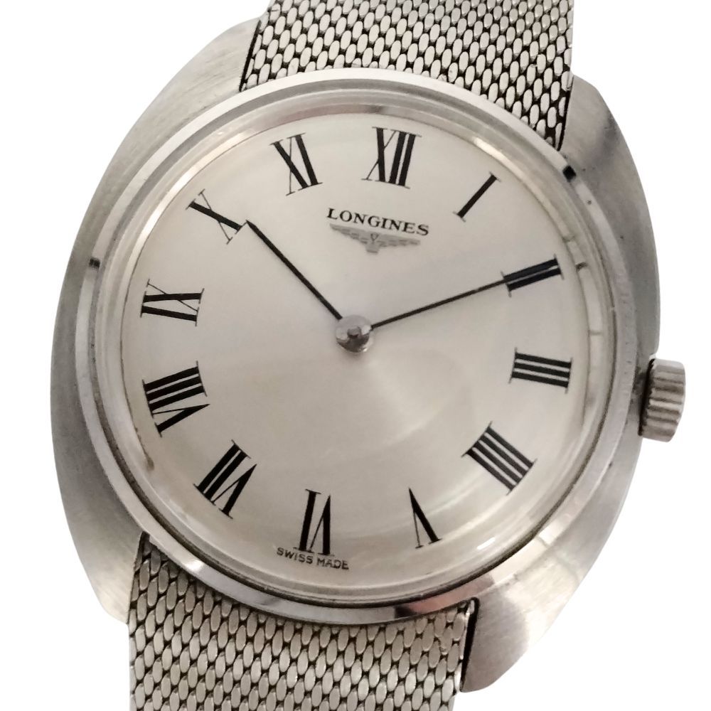 LONGINES ロンジン ローマン インデックス 手巻き ステンレス メンズ