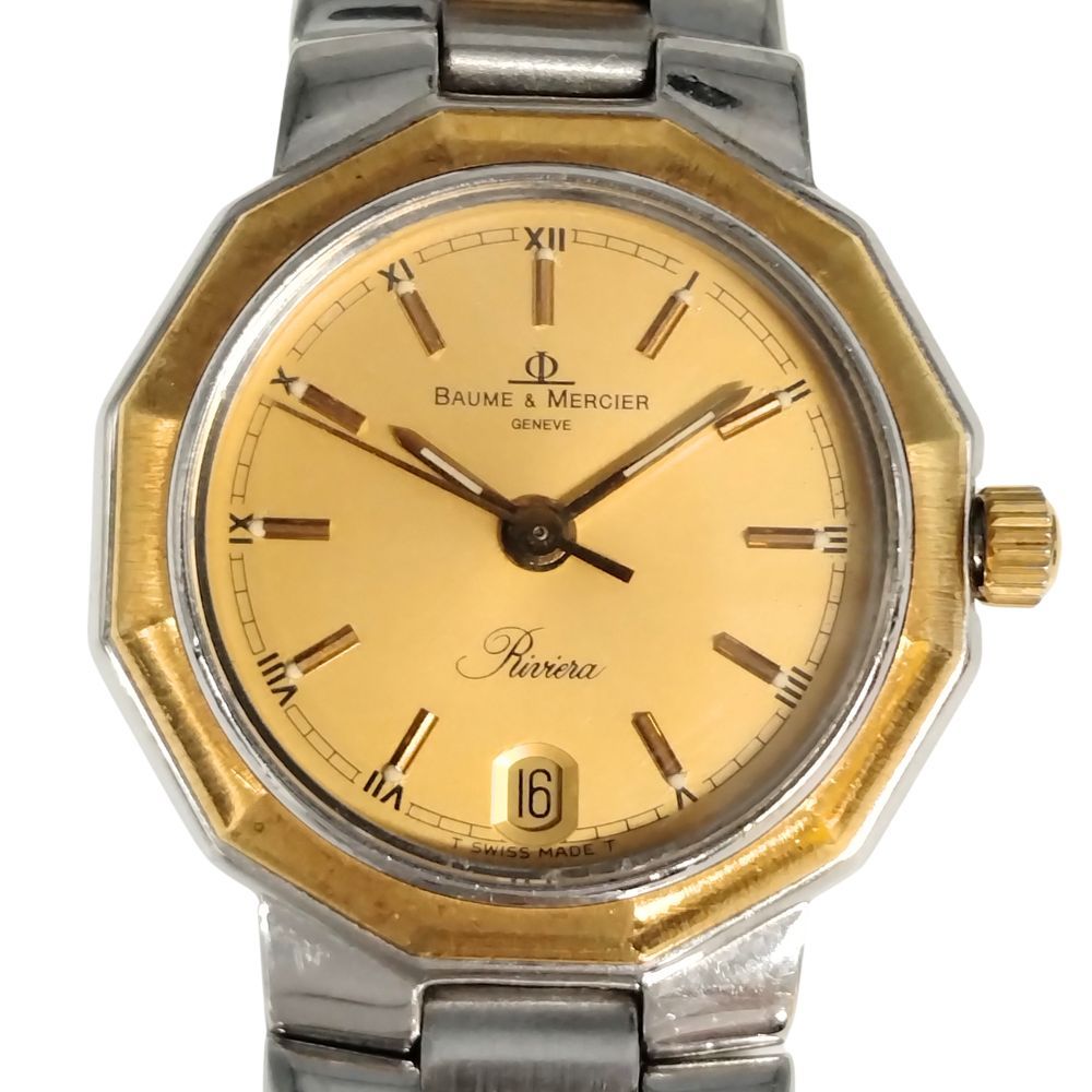 BAUME & MERCIER ボーム＆メルシェ リビエラ デイト クォーツ