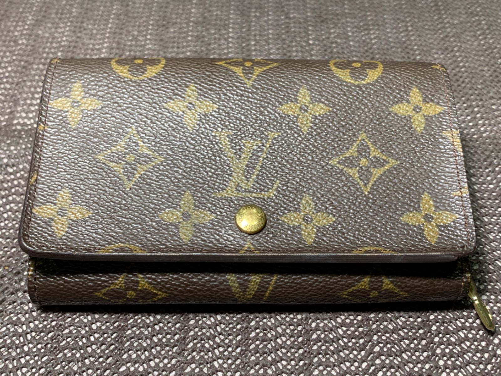 LOUIS VUITTON ルイヴィトン 二つ折り財布 ポルト モネビエトレゾール