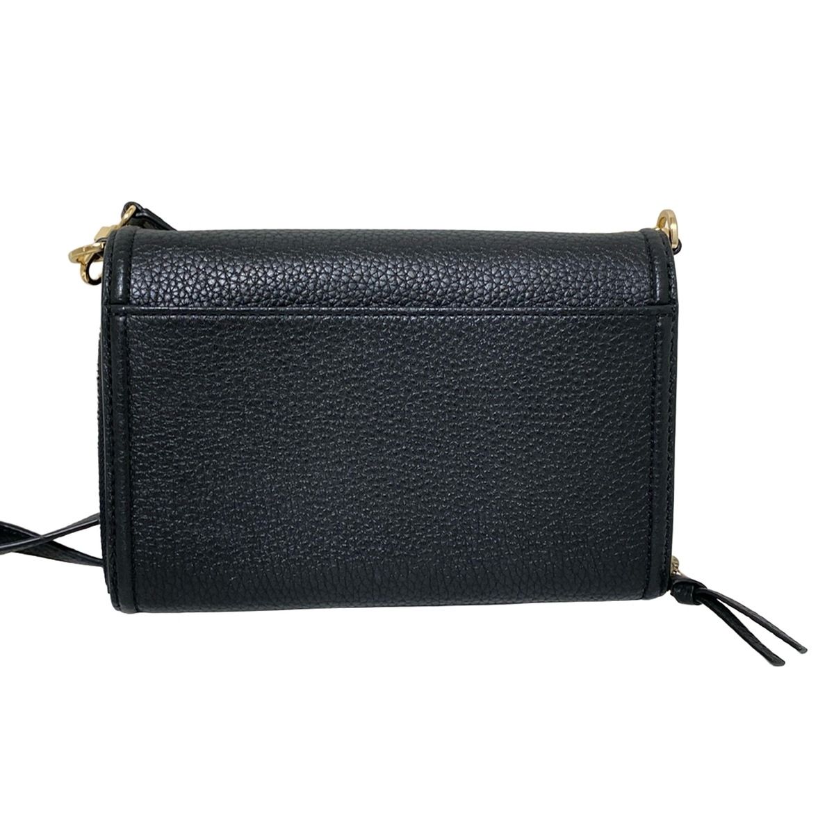 TORY BURCH トリーバーチ 財布 - 黒 ショルダーウォレット レザー