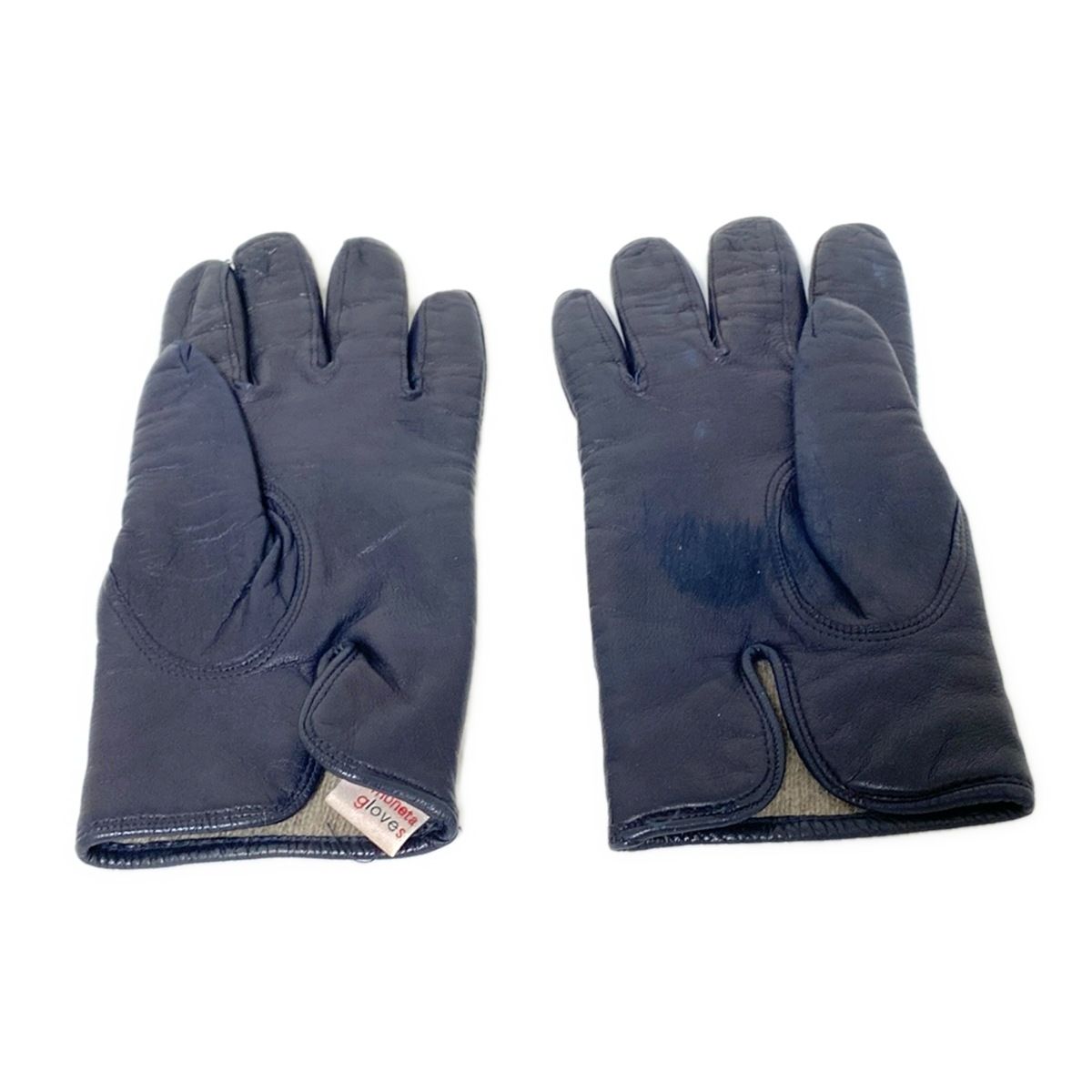 Sermoneta gloves セルモネータグローブス 手袋 レディース - ネイビー レザー WWW_SMP1DAWEKUDUS_SCH_ID