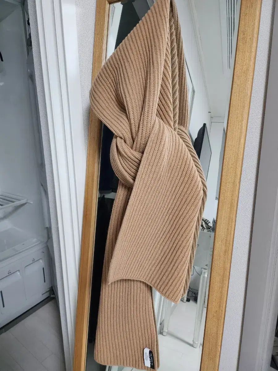 A.P.C. ウール カシミア迷ニット マフラー