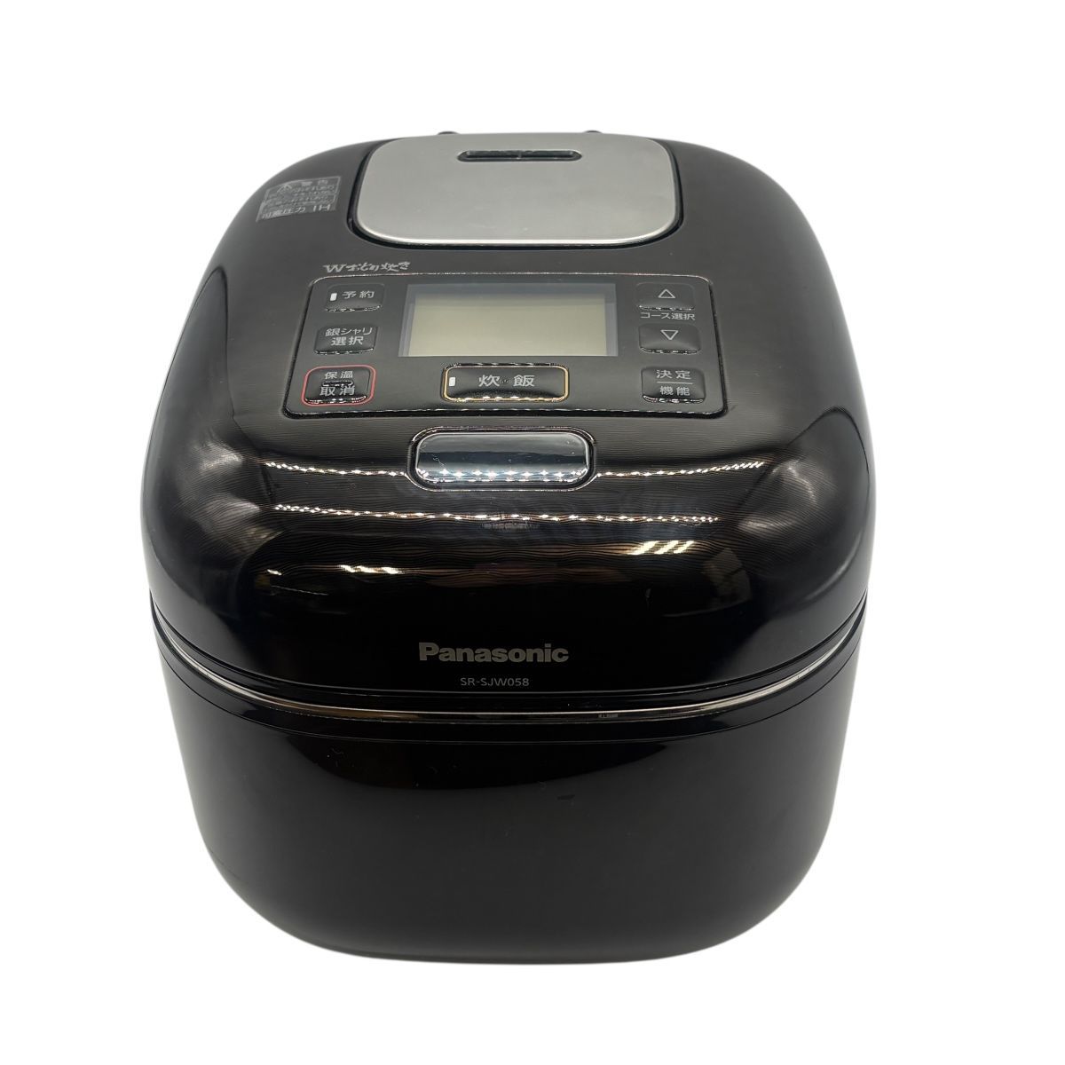 3493 パナソニック 可変圧力 IHジャー炊飯器 SR SJW 058 3合 2019年製 0 54 L シャインブラック Panasonic