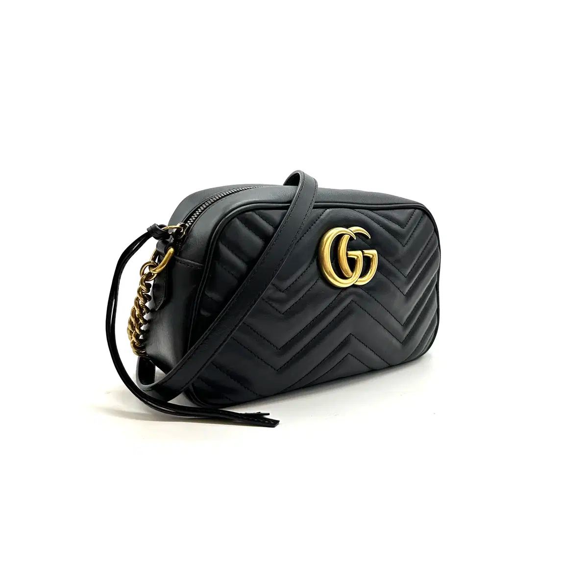 スモール グッチ GG マーモント マトラッセ ショルダーバッグ クロスバック GUB110916