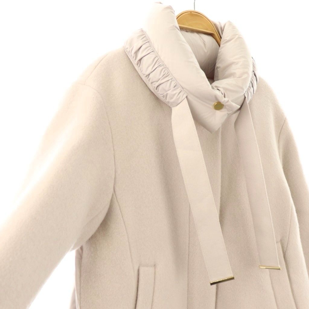 ANAYI ウール切り替えダウンショートコート 新品未使用 ウール切り替えダウンショートコート | ANAYI/アナイ | 三越伊勢丹