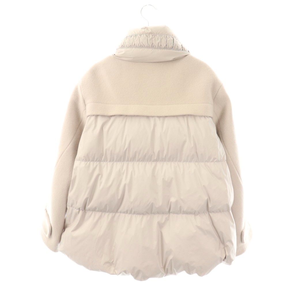 アナイ ANAYI ウール切り替えダウンショートコート ダウンジャケット