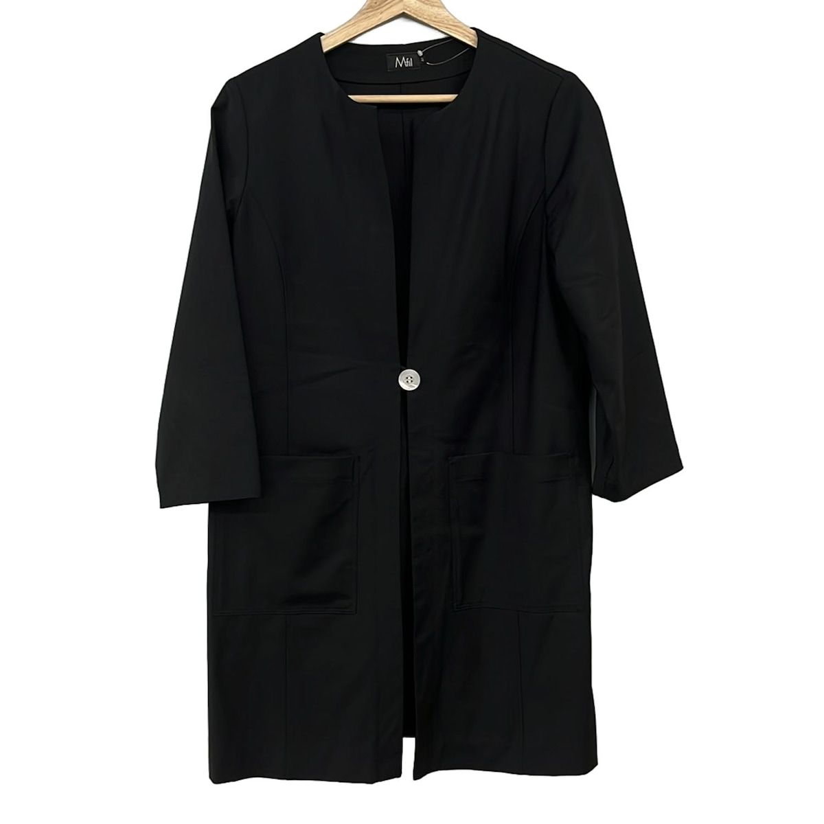 M Fil エムフィル コート サイズ40 M レディース - 黒 長袖 春 秋