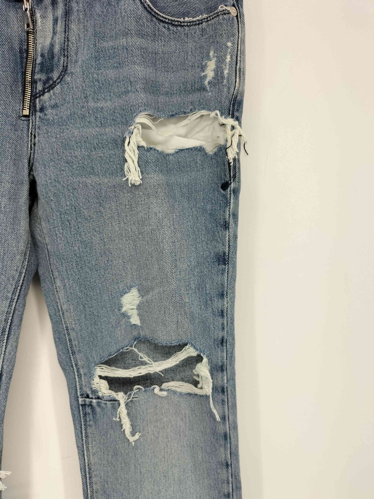 ユーズドフルギ USED古着 {{RTA}} USA製 ダメージ スキニーデニムパンツ メンズ  30
