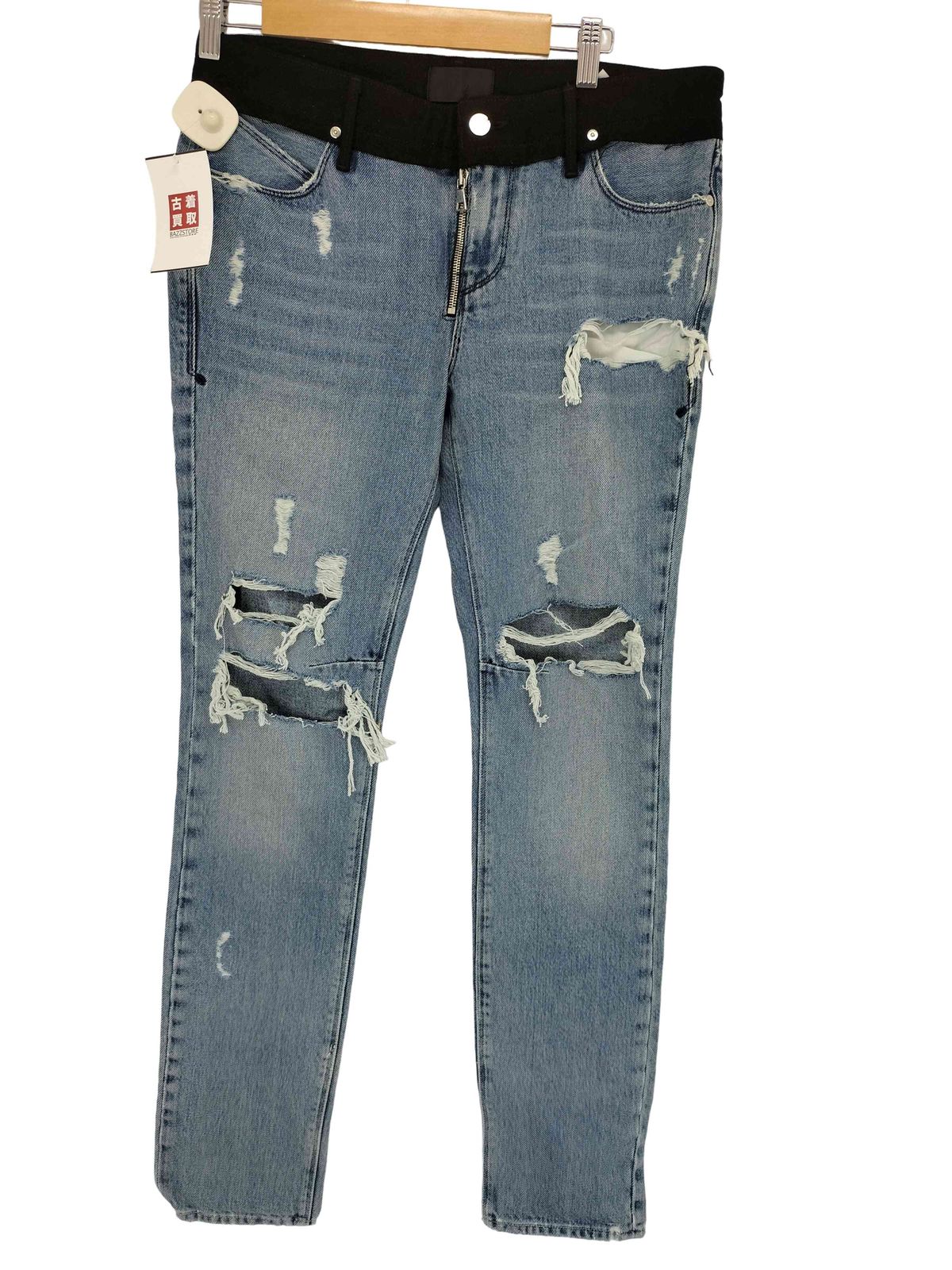 ユーズドフルギ USED古着 {{RTA}} USA製 ダメージ スキニーデニムパンツ メンズ  30