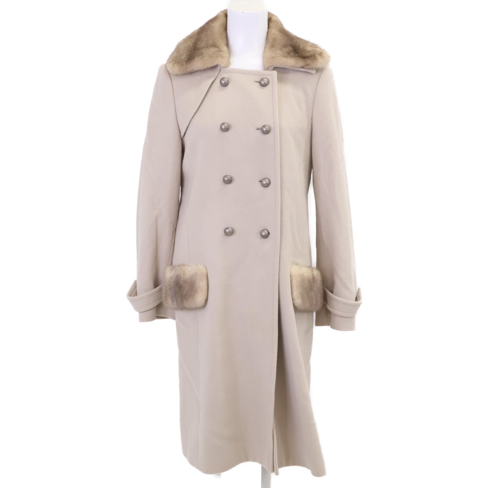 FOXEY フォクシー 28729 ダブルミンク カシミヤxウール 38 - メルカリ