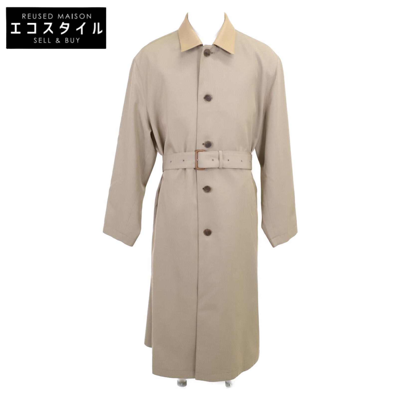 AURALEE オーラリー 25SS A25SC01MC LIGHT WOOL MAX GABARDINE CHAMBRAY SOUTEIN COLLAR COAT 3