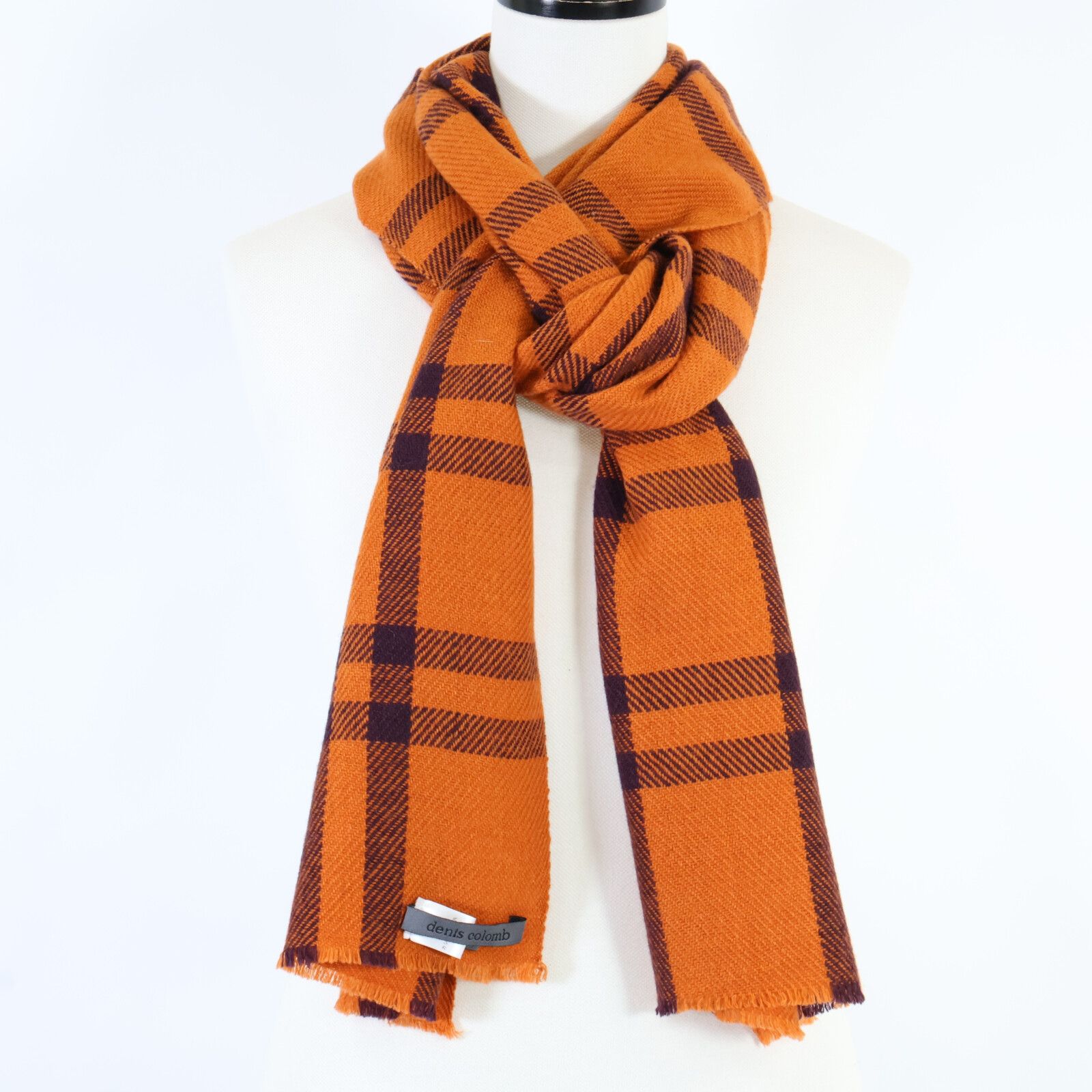  Denis Colomb デニスコロン NARA SCARF チェック カシミヤ ストール ショール 小物